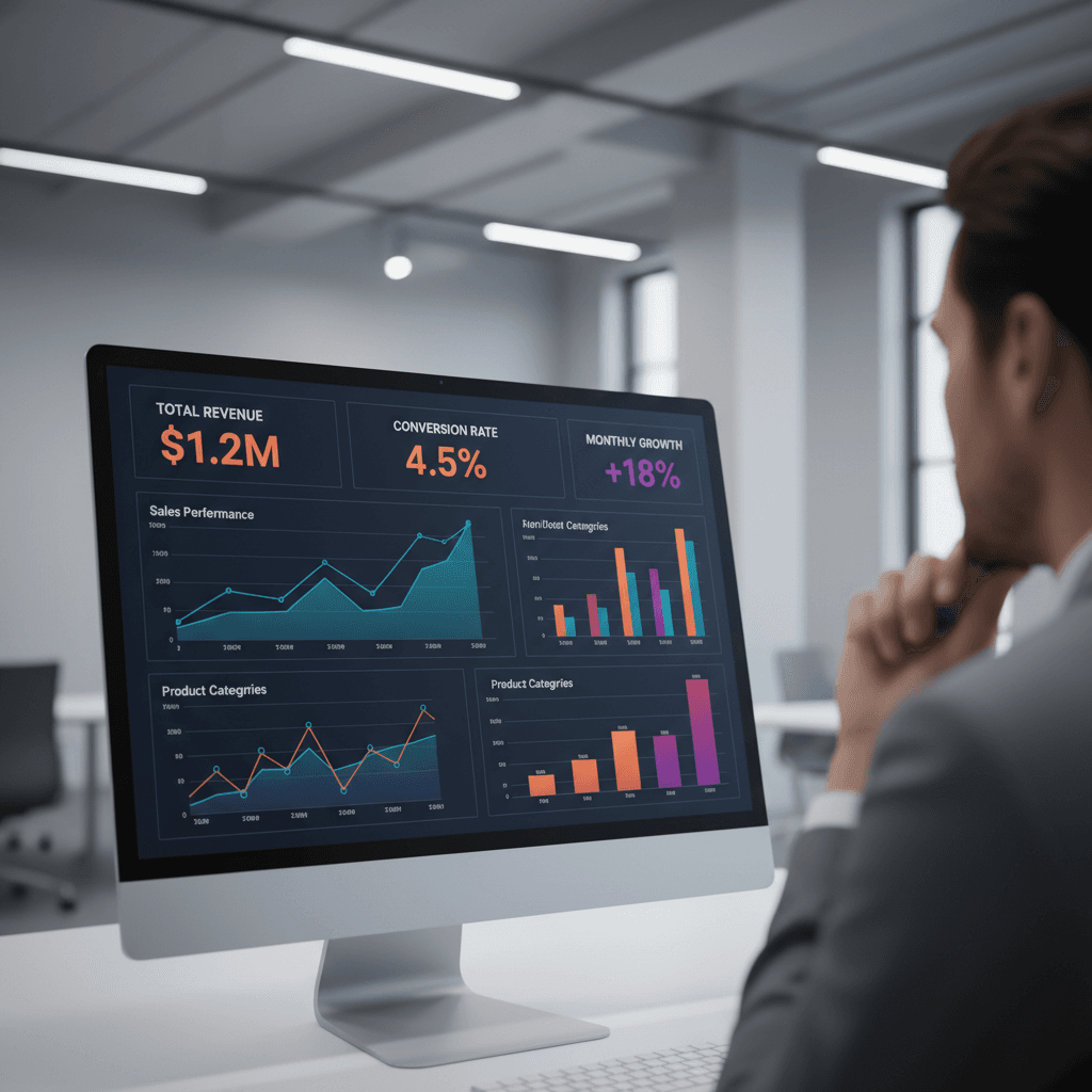 RD System Diagnose-Dashboard mit Website-Analyse und Klarheits-Metriken
